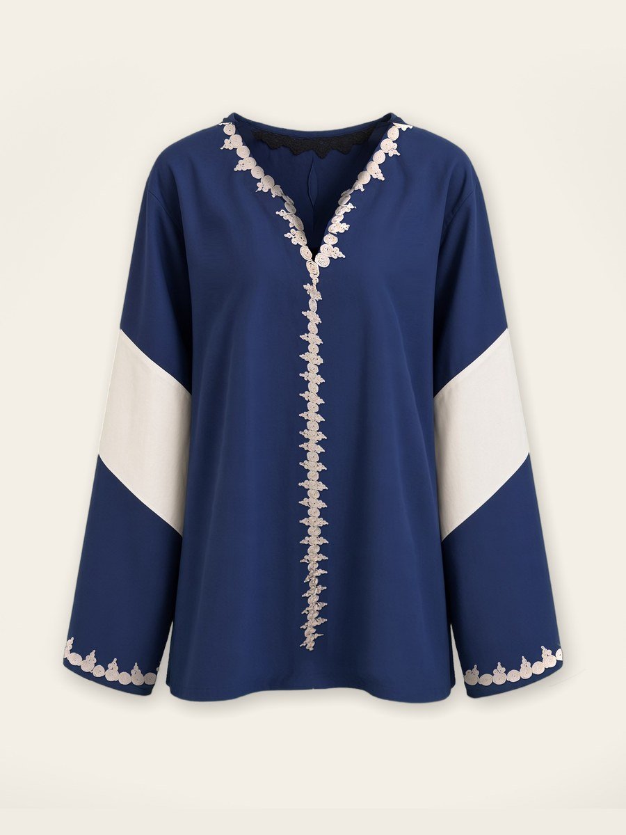 DRISSI — Tunique navy