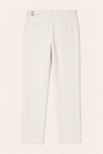 COLIN · Pantalon coton & lin — packshot, fond nacre