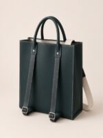 Cabas monogramme Cèdre — FRANE, dos avec bretelles sac à dos