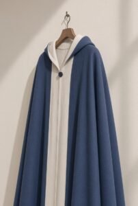 NASNAS, genderless selham from the ATLAS collection, three-quarter view on a hanger
