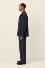 RARI, veste chore navy — vue de profil