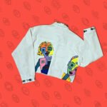 Veste FACES de Rime Sbai, à plat, dos