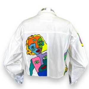 Veste FACES de Rime Sbai, vue de dos