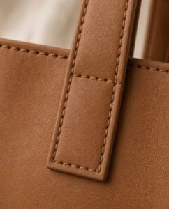 SWIRA, close-up of the handle and stitching