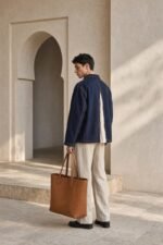 SWIRA · Cabas cognac — porté